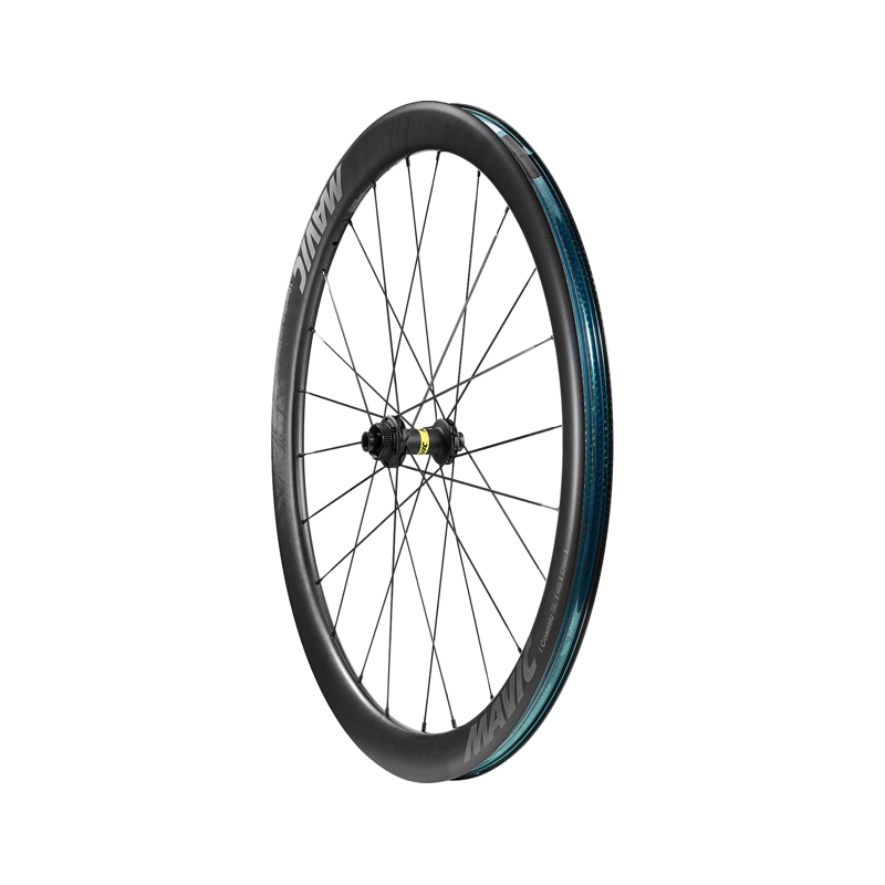 Balfes Bikes Mavic Cosmic SL 45 Center Lock Disc Front Wheel in Black | Free postage over £30, £10 off first order, price match & 0% finance.