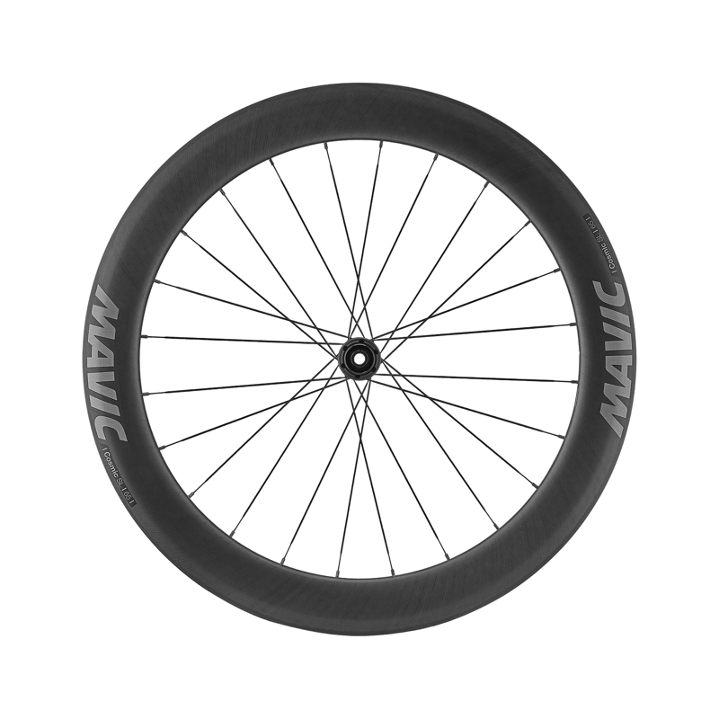 Balfes Bikes Mavic Cosmic SL 65 CL Disc Front Wheel in Black | Free postage over £30, £10 off first order, price match & 0% finance.
