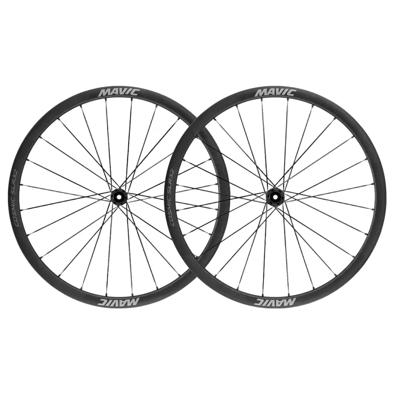 Balfes Bikes Mavic Cosmic SLR 32 700c Center Lock N3W Wheelset in Black | Free postage over £30, £10 off first order, price match & 0% finance.
