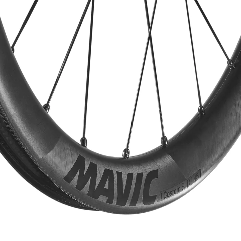 Mavic Cosmic SLR 45 Center Lock Disc Front Wheel in Black-2