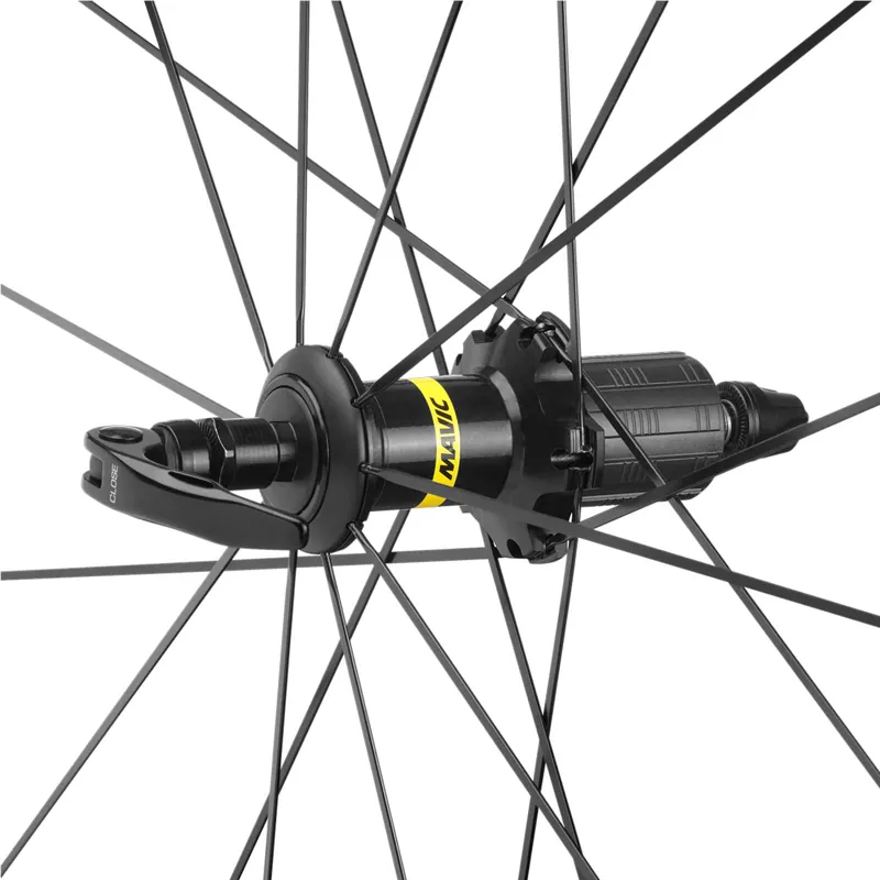 Mavic Crossride UB 26 Rim Brake QR M10 Wheelset in Black-4