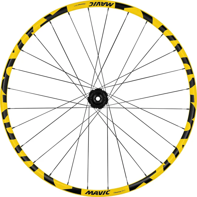 Mavic Deemax DH 29 inch 6 Bolt 12x157 XD Wheelset in Yellow-1
