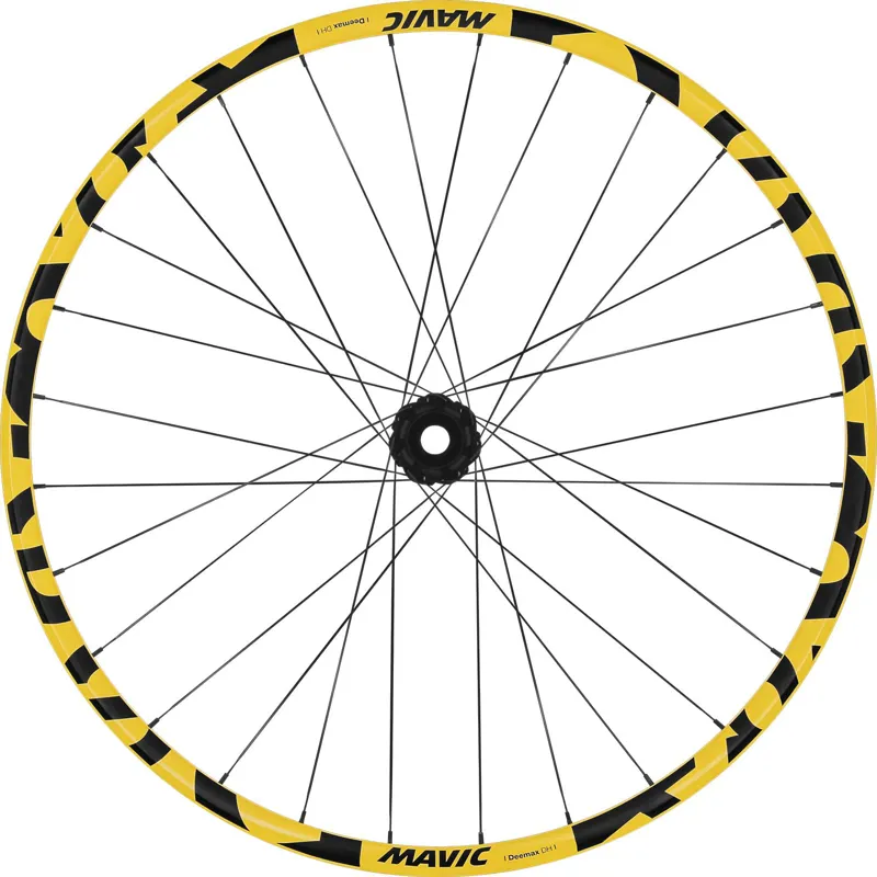 Mavic Deemax DH 29 inch 6 Bolt 12x157 XD Wheelset in Yellow-2