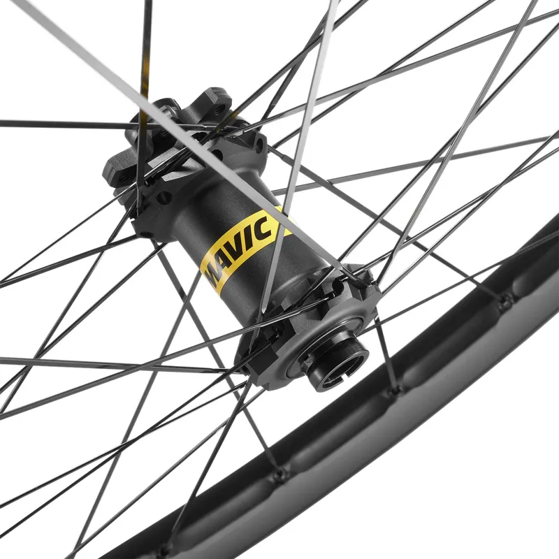 Mavic E-Deemax S 29 6 Bolt Front Wheel in Black-1