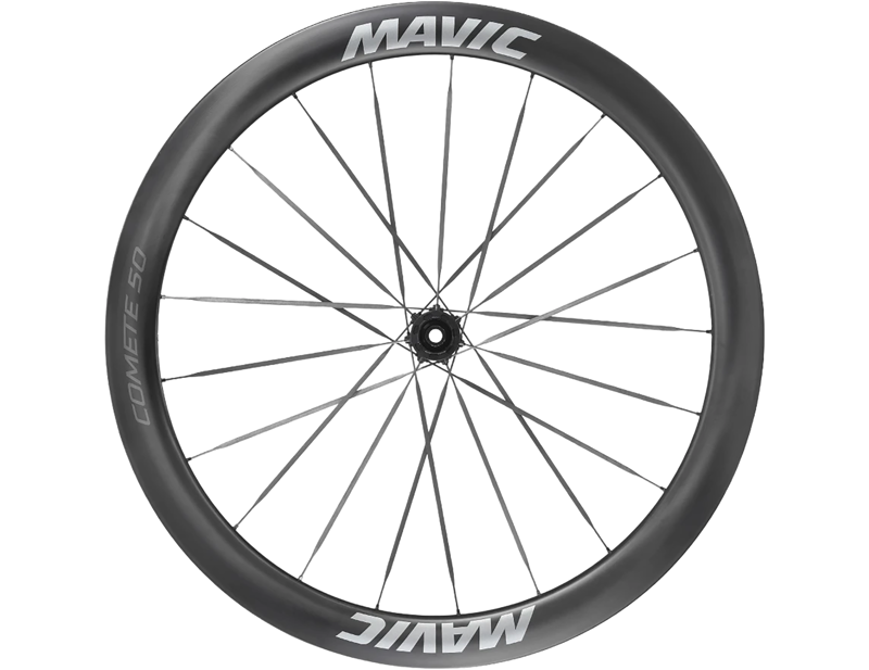 Mavic Comete 50 Carbon C-Lock Front Road Wheel in Grey