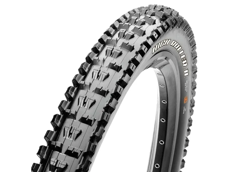 Maxxis High Roller II 27.5 x 2.40in 60 TPI Folding 3C MaxxTerra EXO Tubeless Tyre in Black