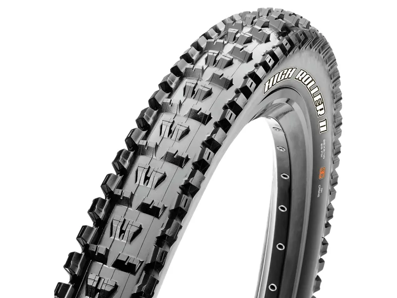 Maxxis High Roller II Downhill 27.5 x 2.40in 60 TPI Folding 3C MaxxGrip Tubeless Tyre in Black