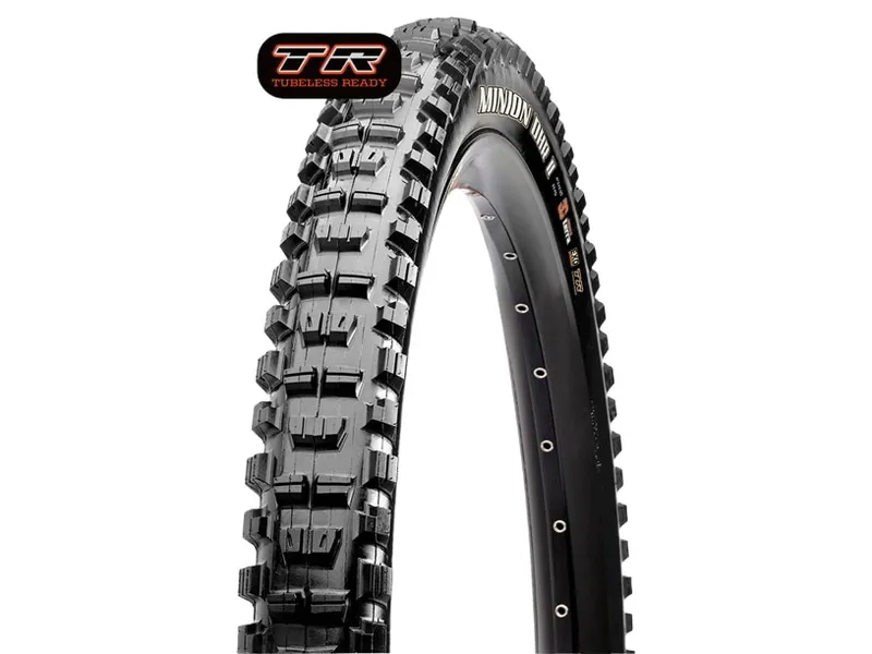 Maxxis Minion DHR II 27.5 x 2.8in 60 TPI Folding Dual Compound EXO Tubeless Tyre in Black