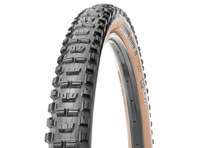 Maxxis Minion DHR II 29 x 2.40WT 60 TPI EXO MTB Tan Wall Tyre