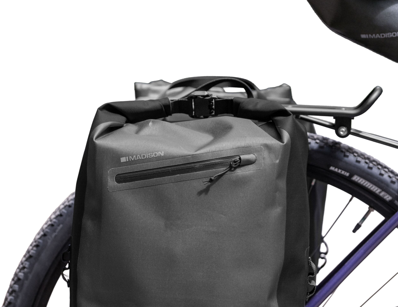 Madison Roam Waterproof Pannier Bag 30L in Phantom Grey-1