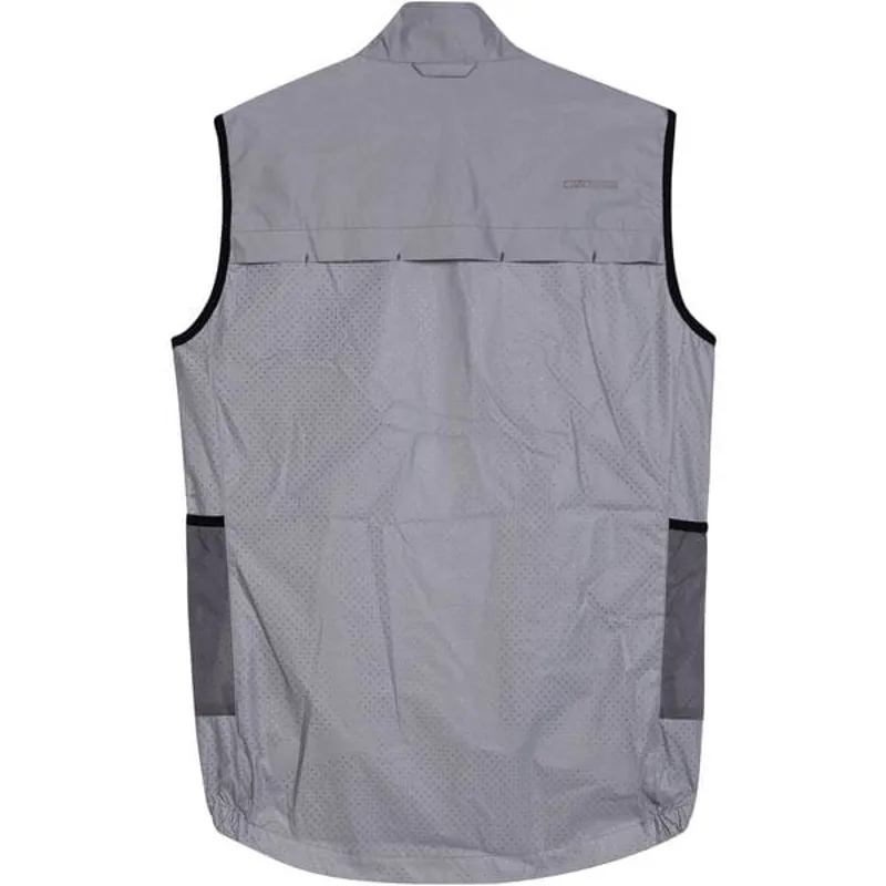 Madison Stellar Shine Reflective Gilet in Silver-1