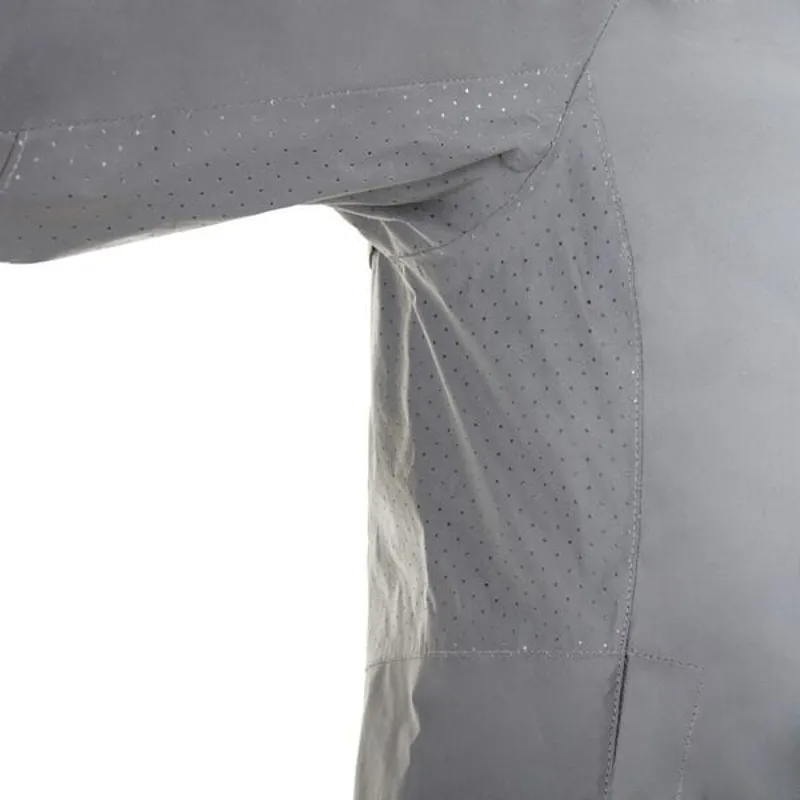 Madison Women's Stellar Shine Reflective Waterproof Jacket in Silver-4