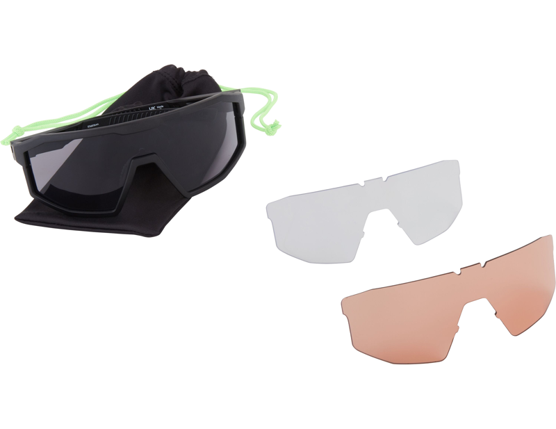 Madison Enigma 3 Lens Sunglasses in Matt Black -4