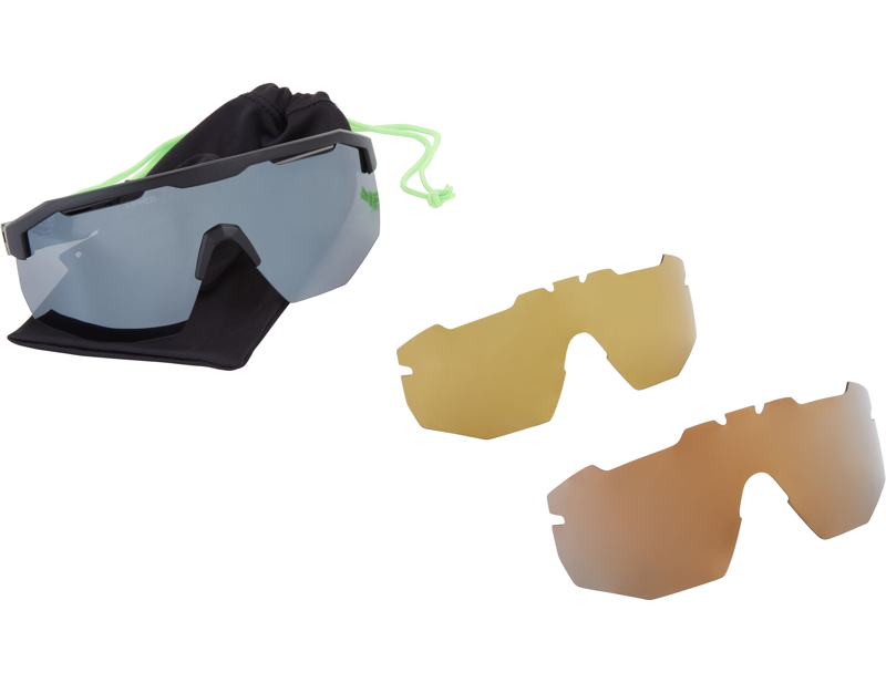 Madison Crypto Sunglasses - with 3 Lens Pack - in Crystal Gloss Purple-4