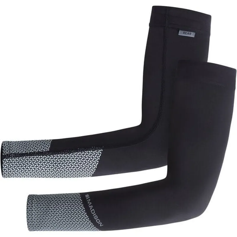 Madison DTE Stellar Tech Isoler Thermal Arm Warmers with DWR in Black-2