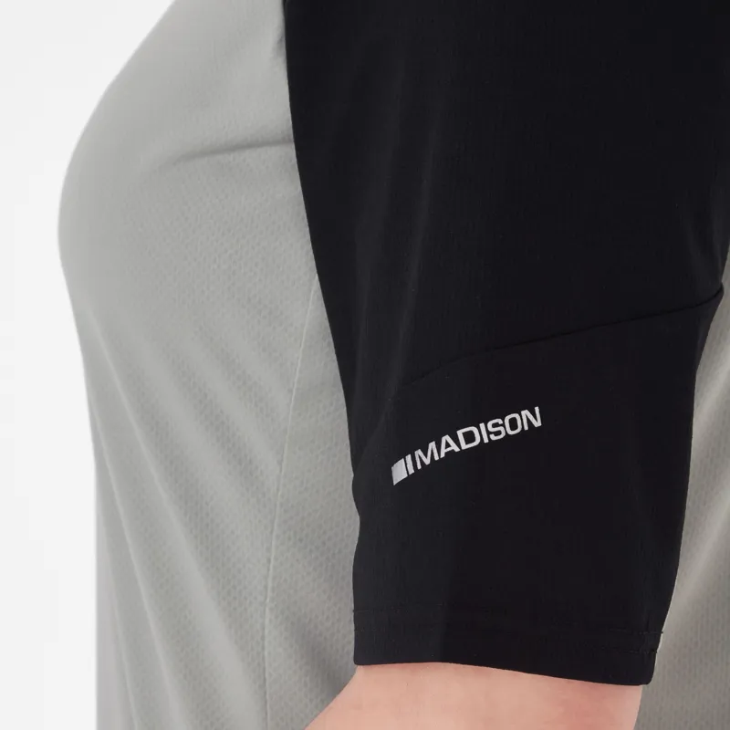 Madison Flux Trail Women's Short Sleeve Jersey in Magnesium Grey-2