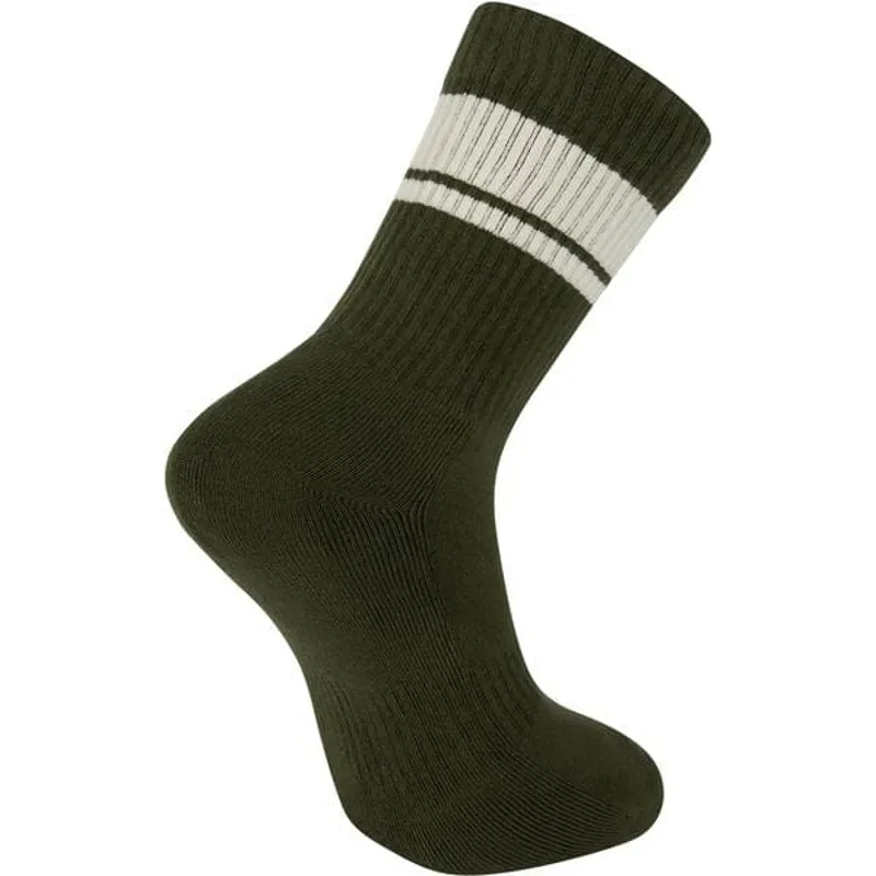Madison Roam Isoler Crew Sock in Midnight Green-1