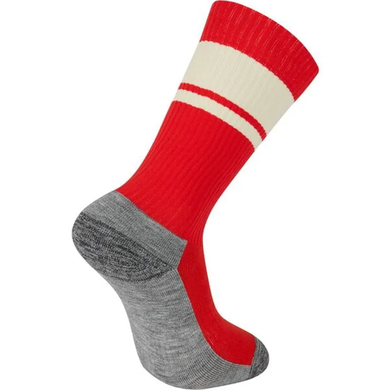 Madison DTE Trail Long Sock in Magma Red-1