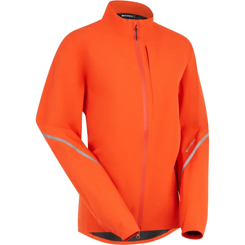 Madison Freewheel Women's Waterproof Jacket in Magma Red-1