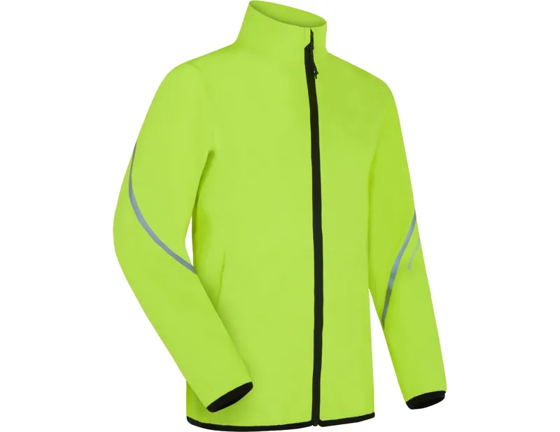 Madison Freewheel Youth Waterproof Jacket in Hi-Viz Yellow-1