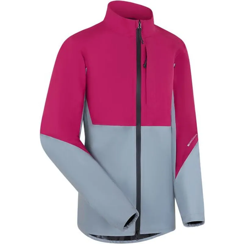Madison Stellar Ultra Reflective Women's Waterproof Jacket in Silver Reflective/Magenta Pi-1