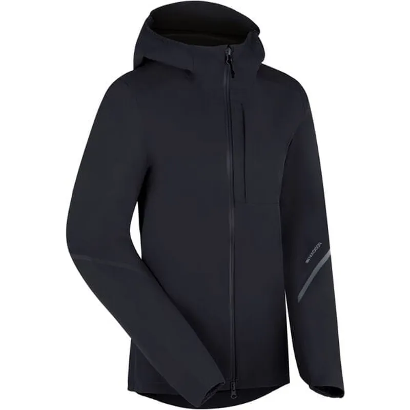 Madison Roam Women's Stellar Tech 2-Layer Waterproof Jacket in Black-1