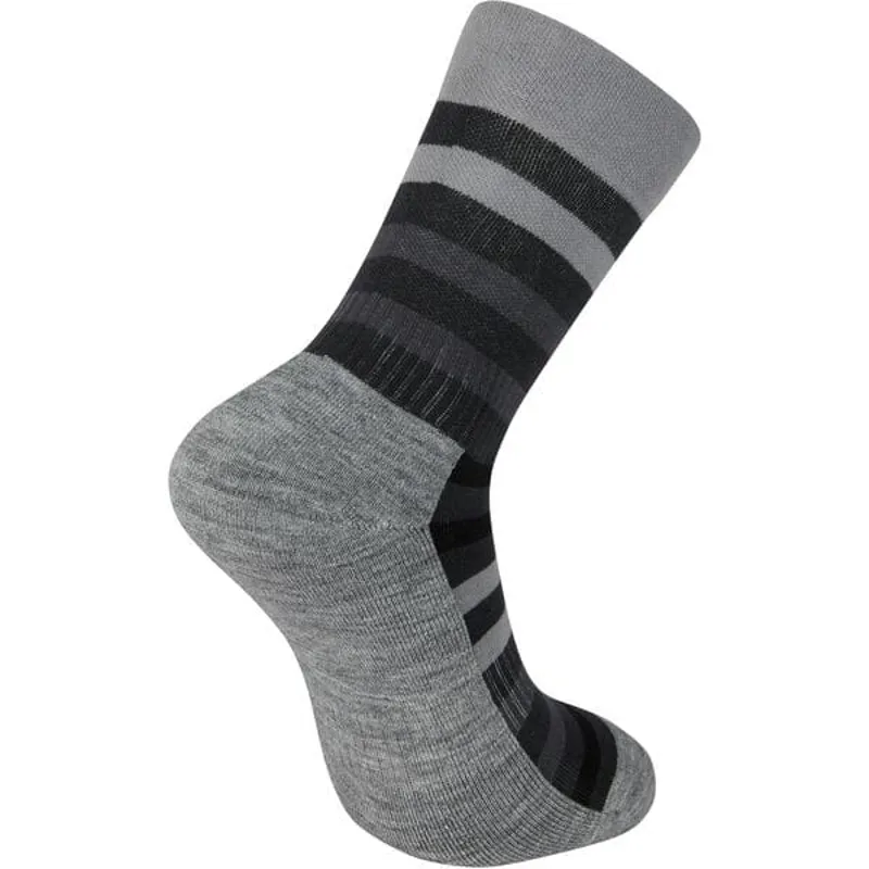 Madison Roam Isoler Merino 4 Season Sock in Black Fade-1