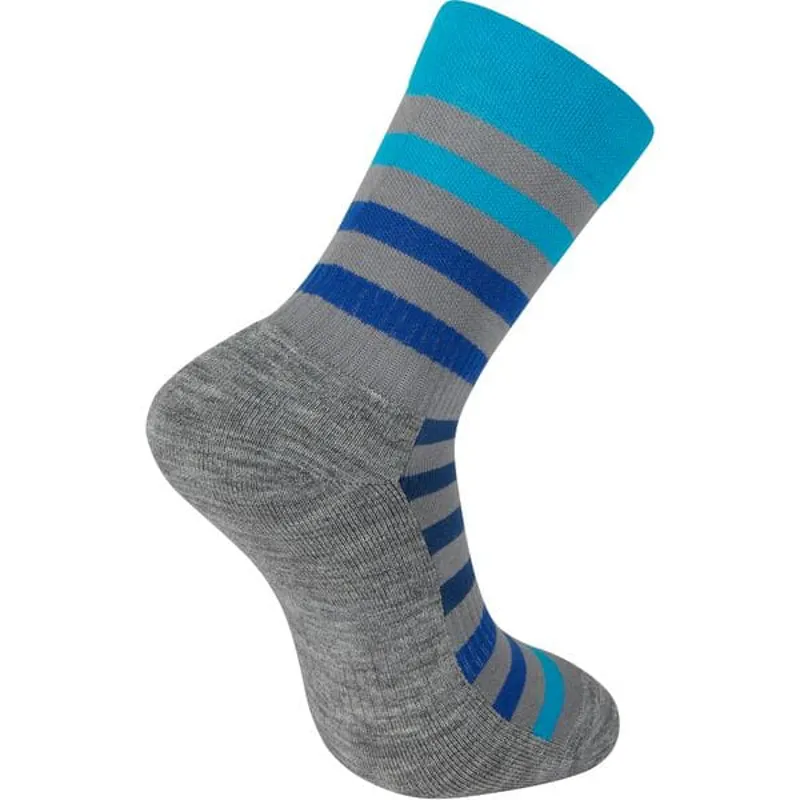 Madison Roam Isoler Merino 4 Season Sock in Blue/Grey-1
