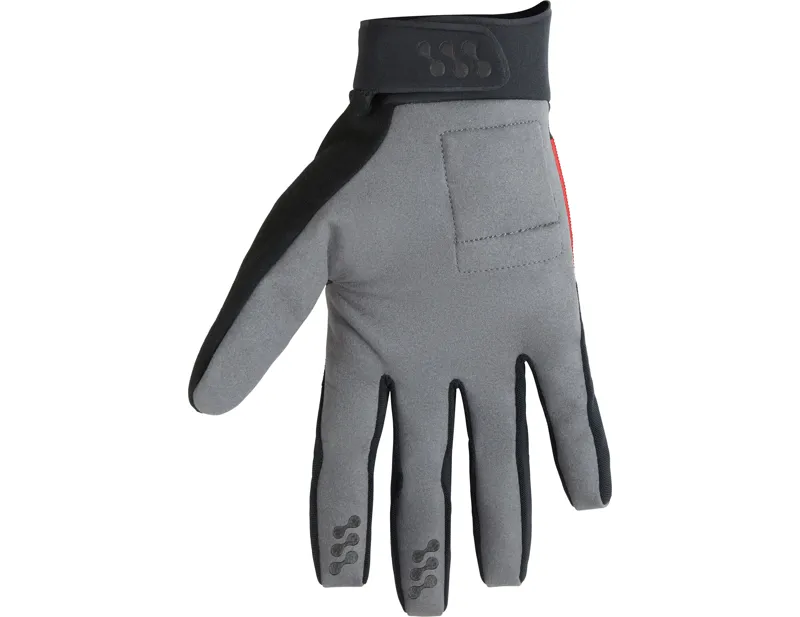 Madison Freewheel Gel Pad Full Finger Trail Gloves in True Red-1