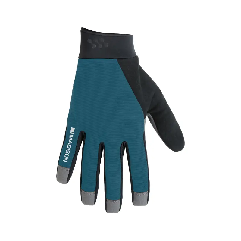 Balfes Bikes Madison Freewheel Gel Pad Full Finger Trail Gloves in Lake Blue | Free postage over £30, £10 off first order, price match & 0% finance.