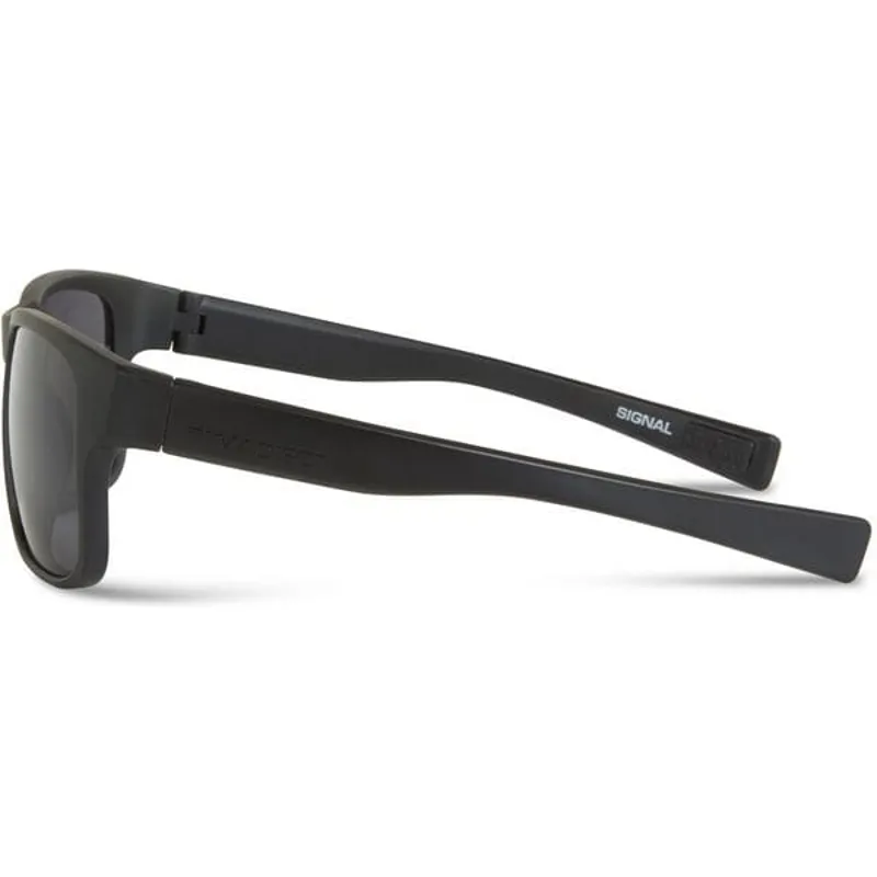 Madison Signal Matt Black Sunglasses with Black Mirror Lens-1