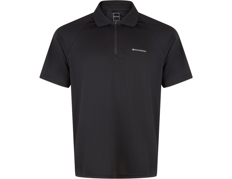 Madison Roam Workshop Isoler Polo Shirt in Black