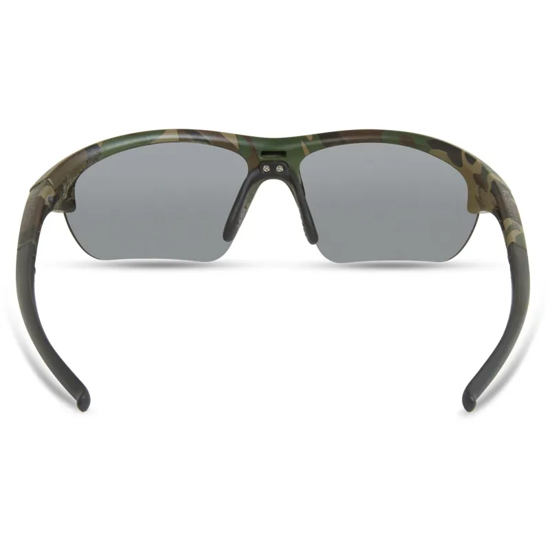 Madison Mission Sunglasses in Green Camo / Silver Mirror-2