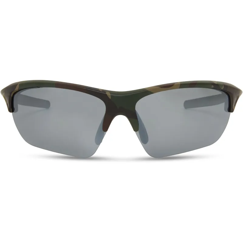 Madison Mission Sunglasses in Green Camo / Silver Mirror-3