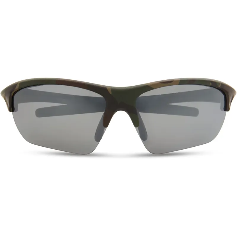 Madison Mission Sunglasses in Green Camo / Silver Mirror-4