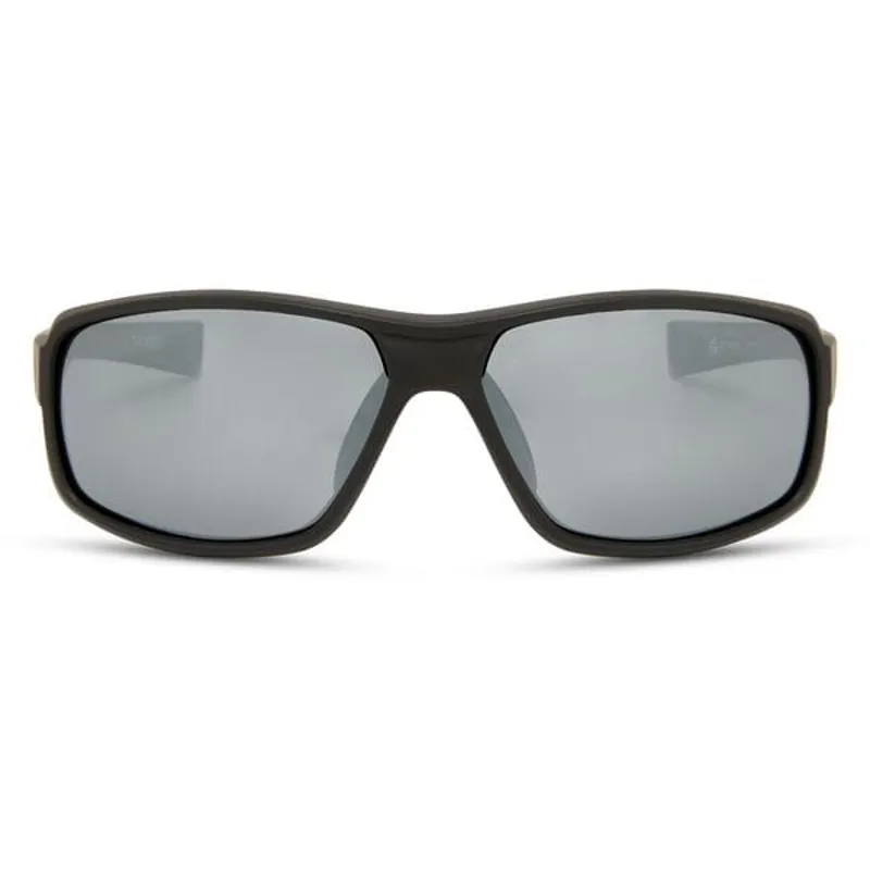 Madison Target Matt Black Sunglasses 3 Polarised Lens Pack in Silver Mirror/Bronze/Yellow-3