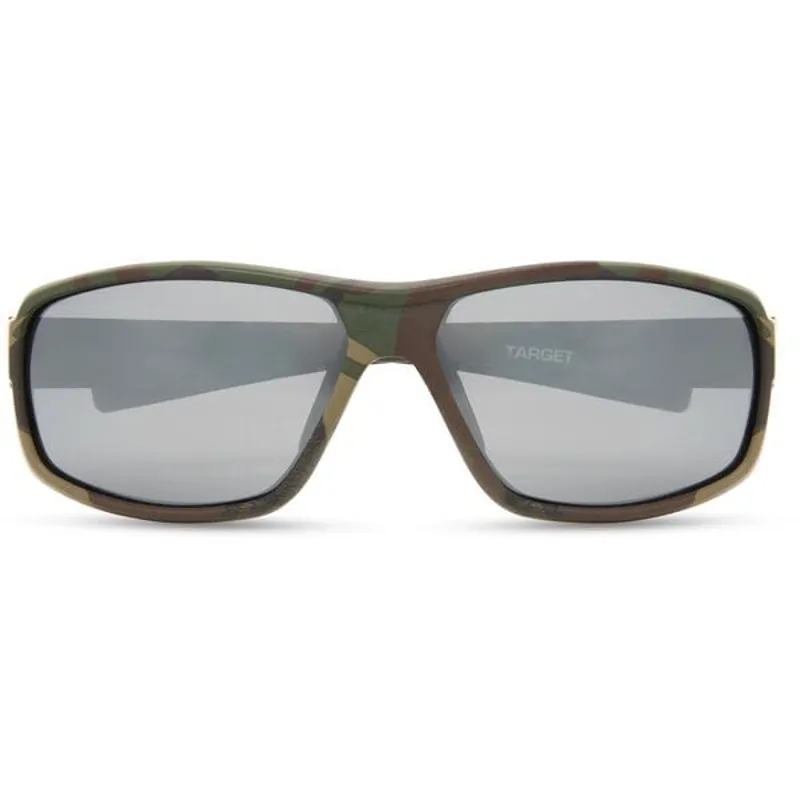Madison Target Camo Sunglasses 3 Polarised Lens Pack in Silver Mirror/Bronze/Yellow-3