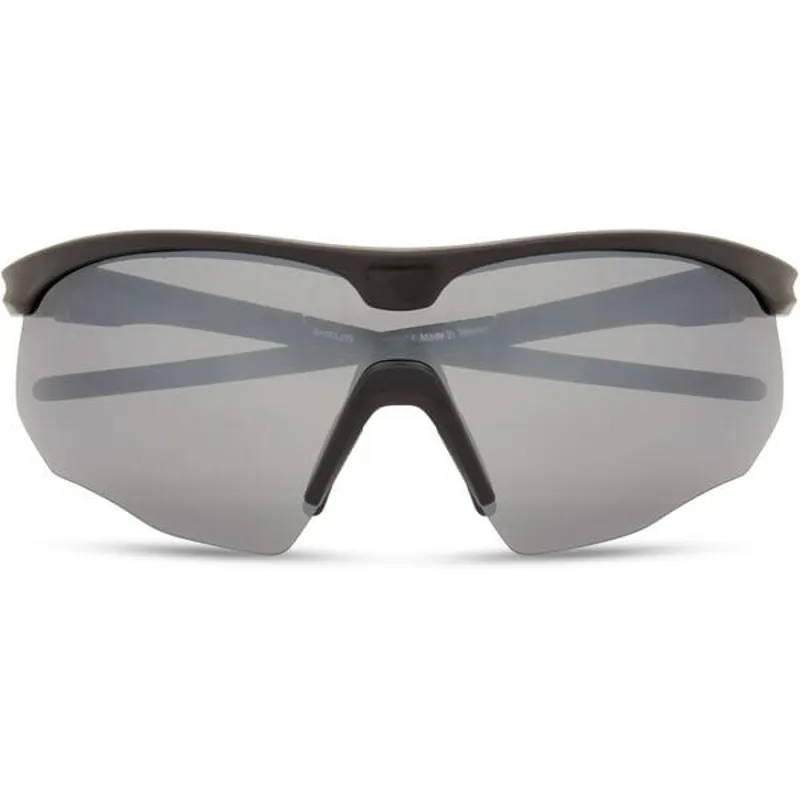 Madison Shields Matt Black Sunglasses 3 Polarised Lens Pack in Silver Mirror/Bronze/Yellow-4