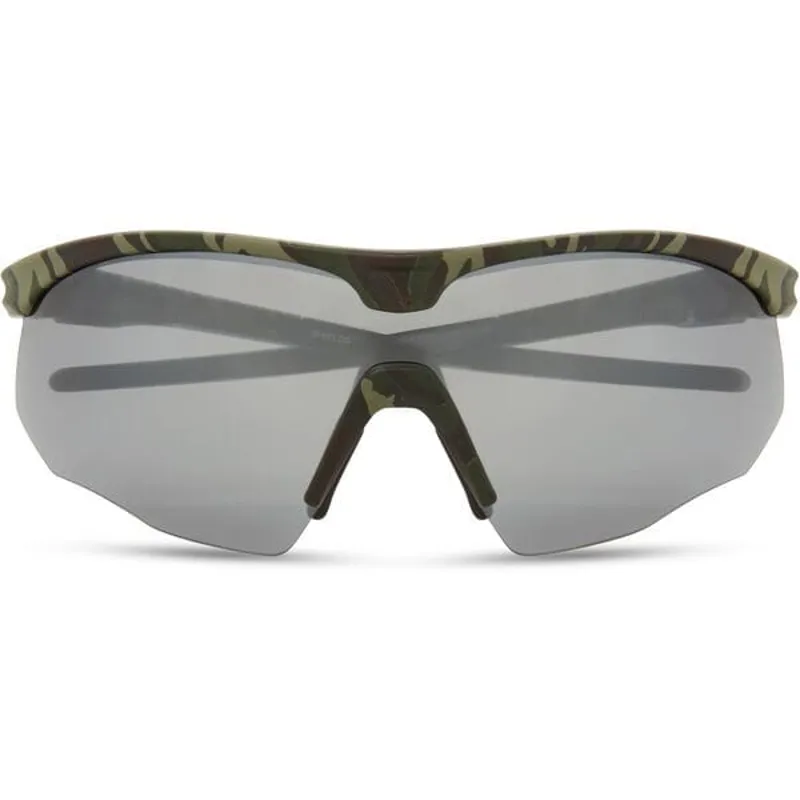 Madison Shields Green Camo Sunglasses 3 Polarised Lens Pack in Silver Mirror/Bronze/Yellow-4