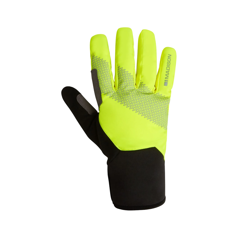 Balfes Bikes Madison Stellar Reflective Waterproof Thermal Gloves in Hi Viz Yellow | Free postage over £30, £10 off first order, price match & 0% finance.