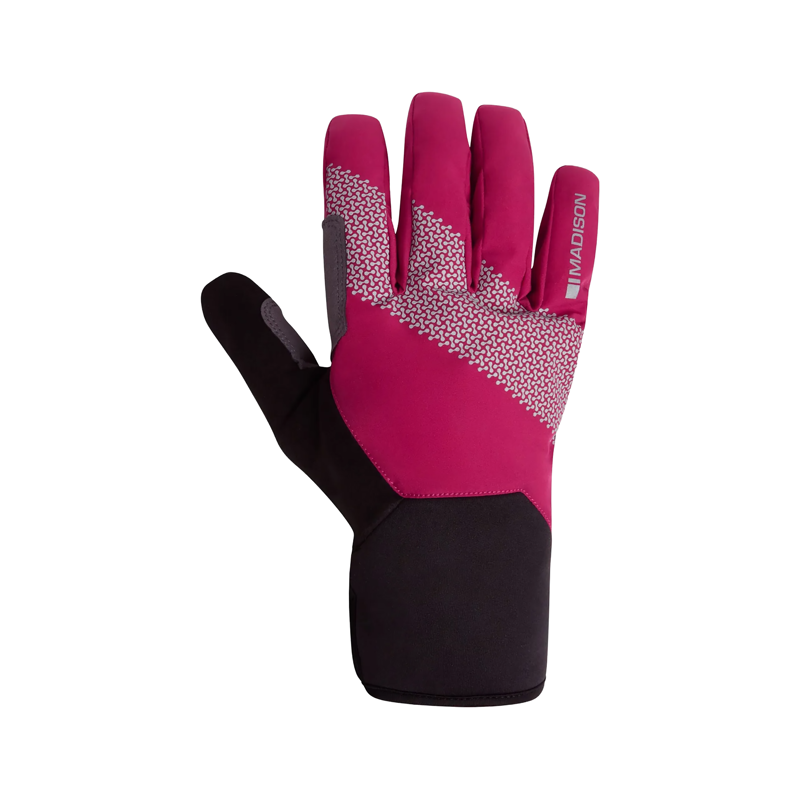 Balfes Bikes Madison Stellar Reflective Waterproof Thermal Gloves in Magenta Pink | Free postage over £30, £10 off first order, price match & 0% finance.