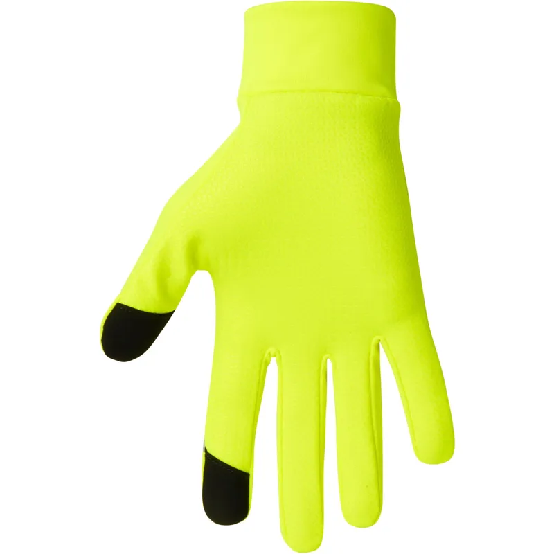 Madison Freewheel Isoler Thermal Pocket Gloves in Hi Viz Yellow-1