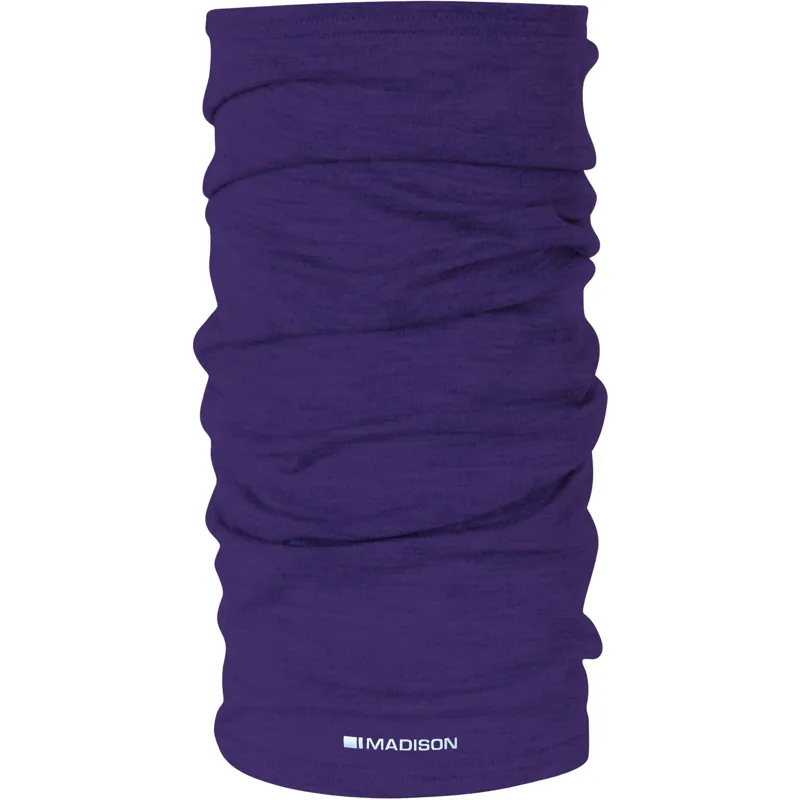 Madison Roam Merino Necktube in Plasma Purple