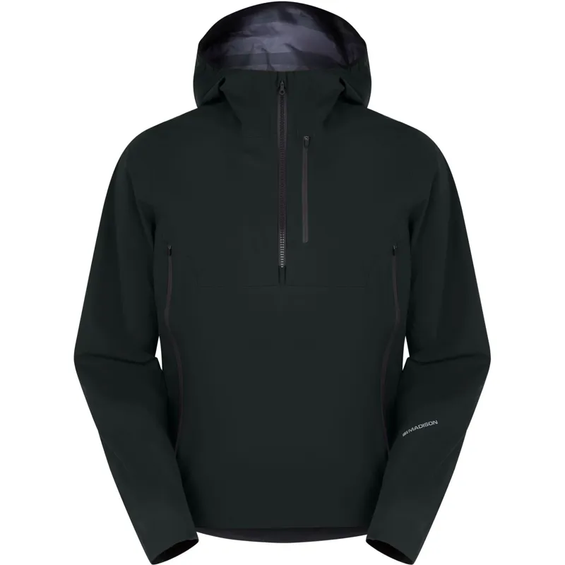 Madison Flux 3-Layer Waterproof Smock Trail Jacket in Deep Forest Green