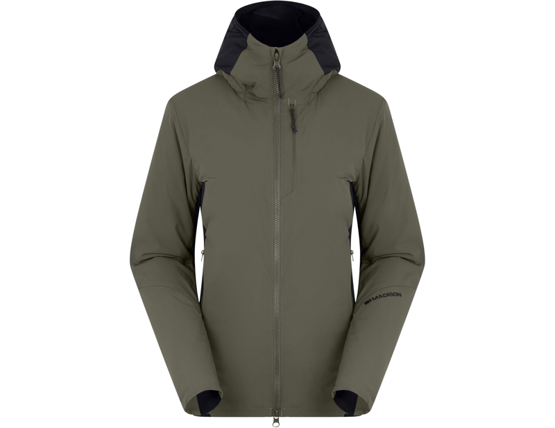 Madison DTE Women's Packable Thermal Primaloft Jacket in Midnight Green