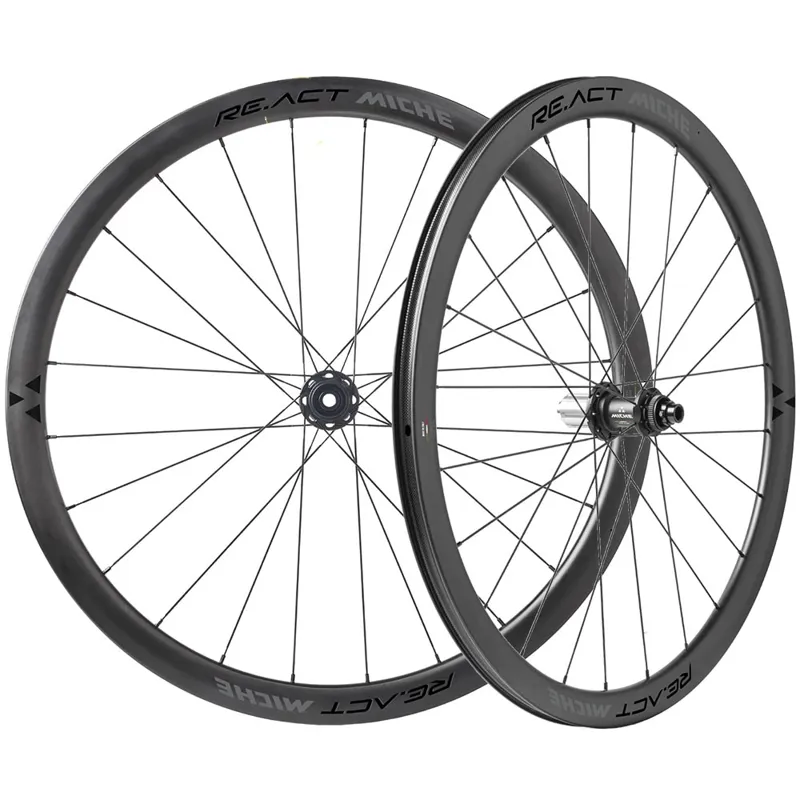 Miche RE.ACT Disc 700c Campagnolo Wheelset in Black 