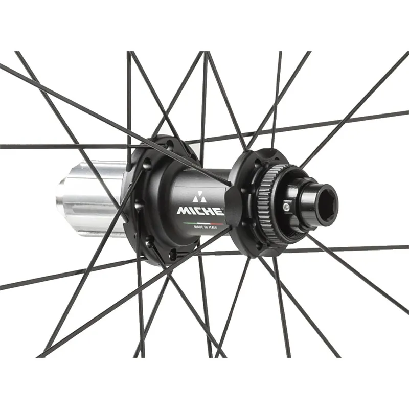 Miche RE.ACT Disc 700c Campagnolo Wheelset in Black -3