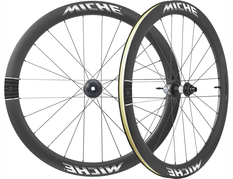 Miche Kleos RD 50 Carbon Disc Tubeless Wheelset with Shimano Freehub