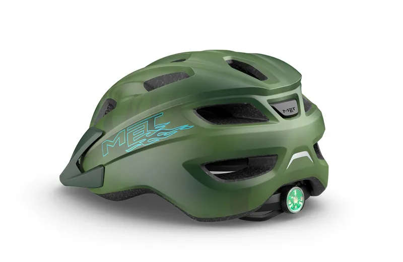 MET Crackerjack Kids Helmet in Green-2