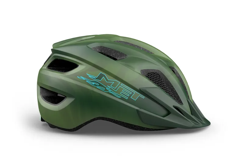 MET Crackerjack Kids Helmet in Green-1